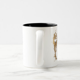 mug with wolf Två-Tonad mugg