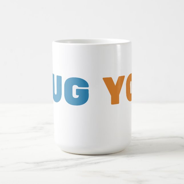 Mug You - Rolig presentdesign för kaffebitar Kaffemugg (Center)