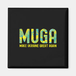 Muga Gör Ukraina Stort Igen Stöd Roligt Talesätt Magnet