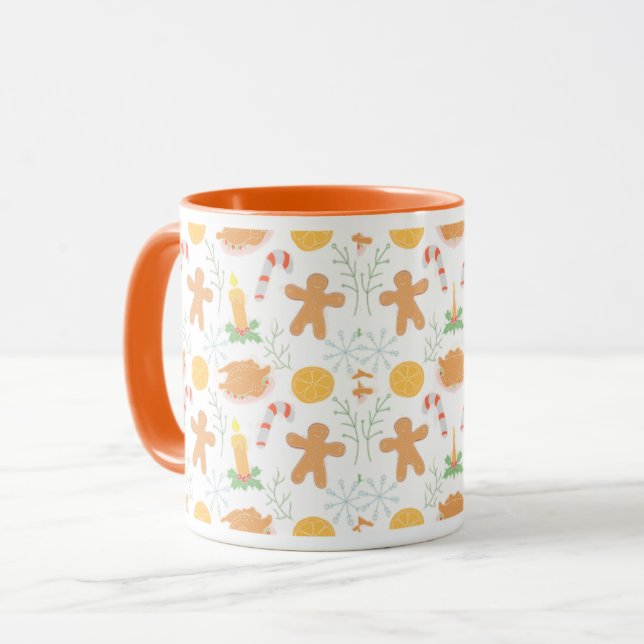MugFall Coffee Mug | Rustic Pumpkin Spice & Sweate Mugg (Framsida vänster)