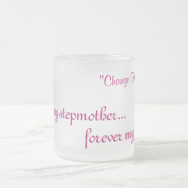 mugFirst min styvmor Frostad Glasmugg (Center)