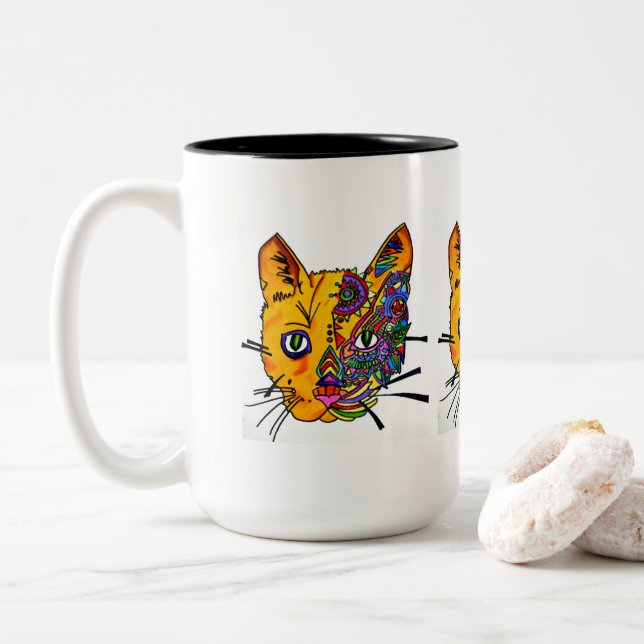 Mugg - 040 - Tre katter (Med munk)
