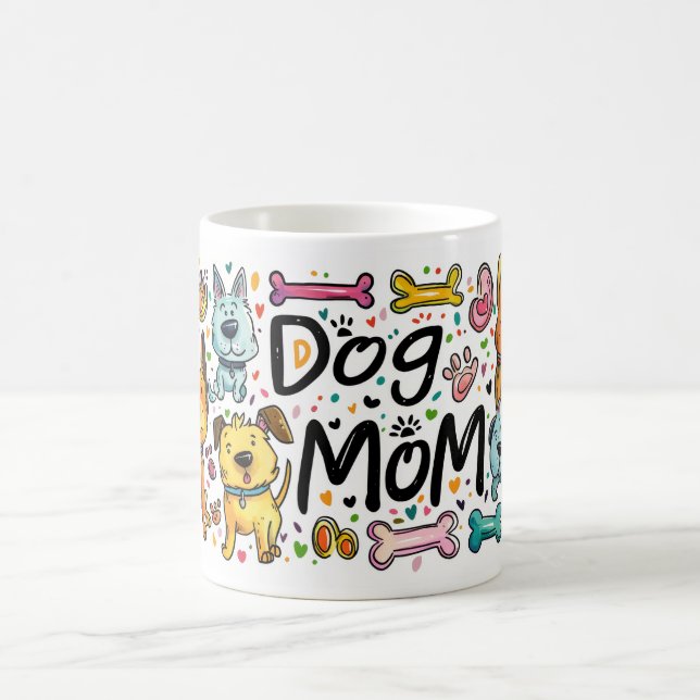 Mugg 11 oz Hund Gift Idea för Päls Mor (Center)