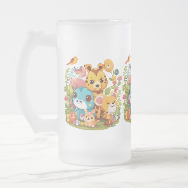 Mugg - 16 oz - bestruket glas (Vänster)