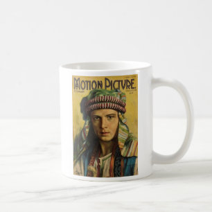 Mugg 1922 för Rudolph Valentino filmtidskrift