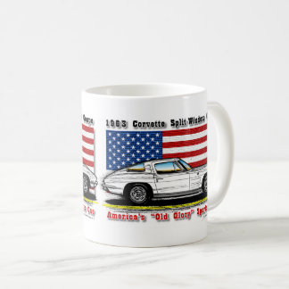 Mugg 1963 för Corvette Coupekaffe