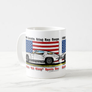 Mugg 1966 för Corvette Coupekaffe