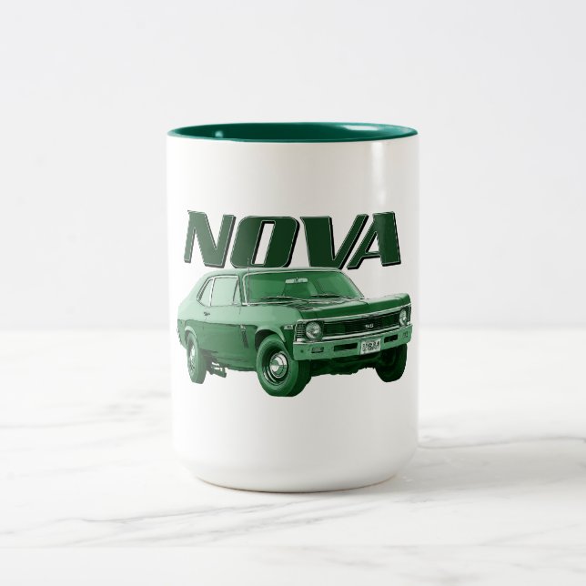 Mugg 1969 för kaffe för Chevy NovaSS (Center)