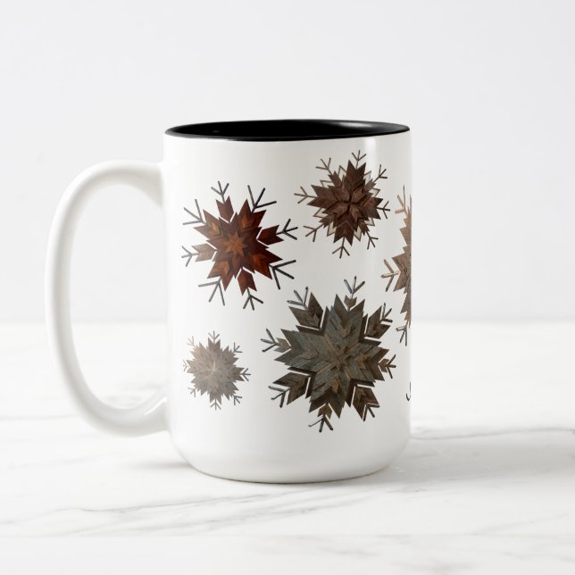 Mugg, 1,2,3,,5, 15 oz 2-ton  Två-Tonad mugg (Vänster)