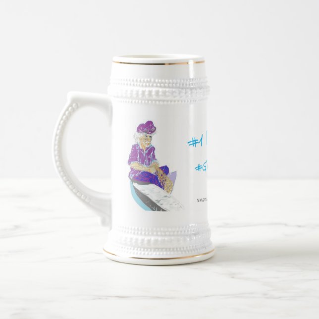 Mugg #1 Grandfather på grekiska (Vänster)