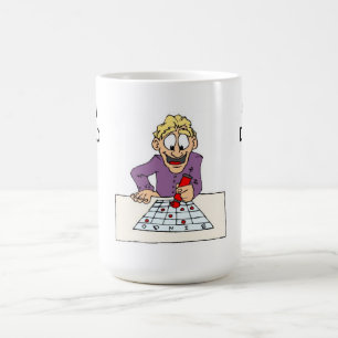 Mugg/#1 Pappa med Pappa som spelar bingo Kaffemugg