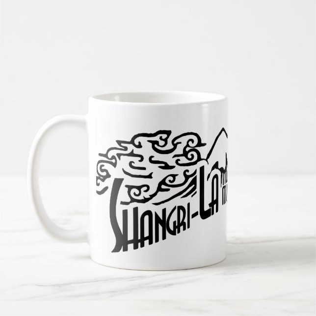 Mugg 2008 för Shangri-La festivalkaffe (Vänster)