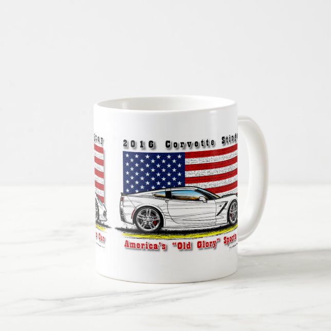Mugg 2016 för Corvette Coupekaffe (Framsida höger)