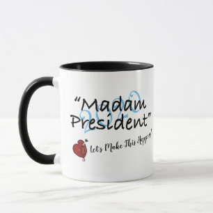 Mugg 2020 för madampresidenthjärta