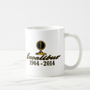 Mugg 2 för Excalibur 50th årsdagkaffe