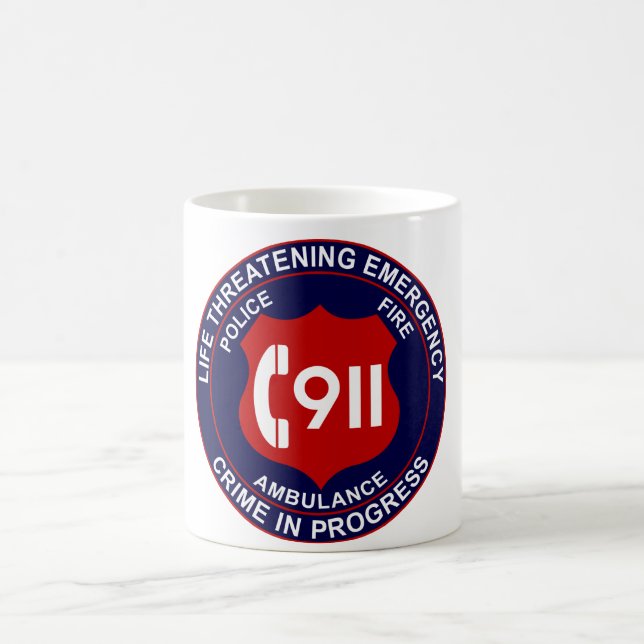 Mugg 2 för kaffe 911 (Center)