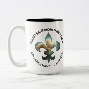 Mugg 2 för OHS Fleur-de-lis