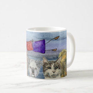 Mugg #3 Joanna flygande över djur