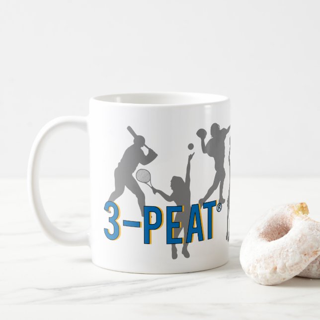 mugg 3-Peat (Med munk)