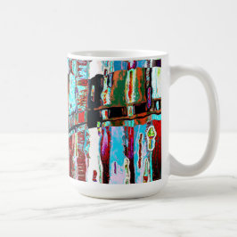 Mugg – Abstrakt design för kollapsreflektion