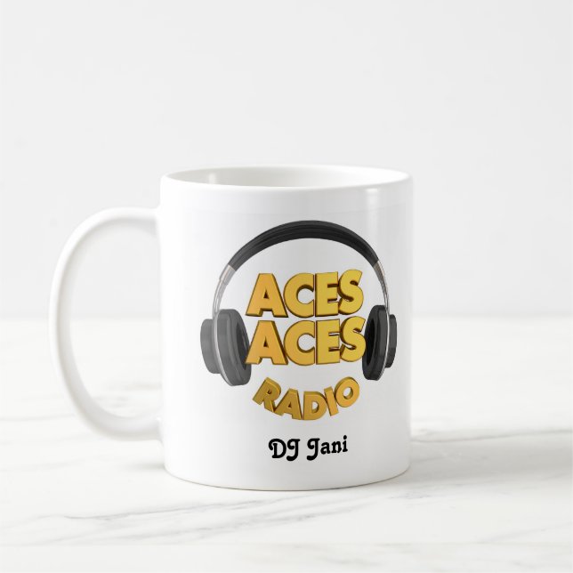mugg Aces logotyp Jani (Vänster)