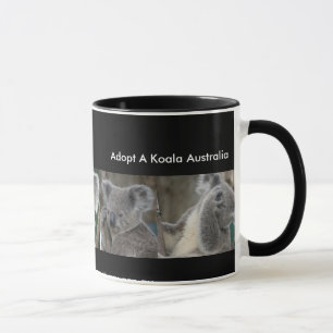Mugg Adoptera en koala Vilda barn Australien