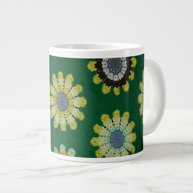 Mugg - afghanska Daisy Jumbo Mugg (Framsida höger)