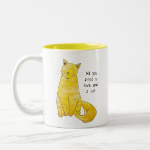 Mugg - Allt du behöver är kärlek och en katt - 11