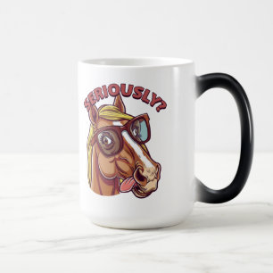 🐴 Mugg - "Allvarligt"!