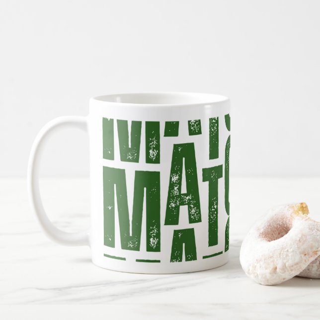 Mugg Älskare present, Matcha älskare present, Matc (Med munk)