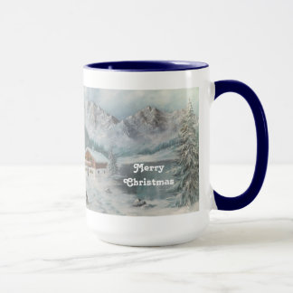 Mugg Ann Hayes Painting Bavarian Snö Dream