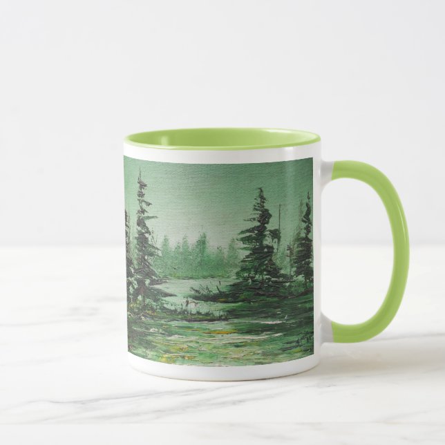 Mugg Ann Hayes Painting Grönt Forest (Höger)