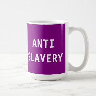 Mugg Anti Slavery Lila