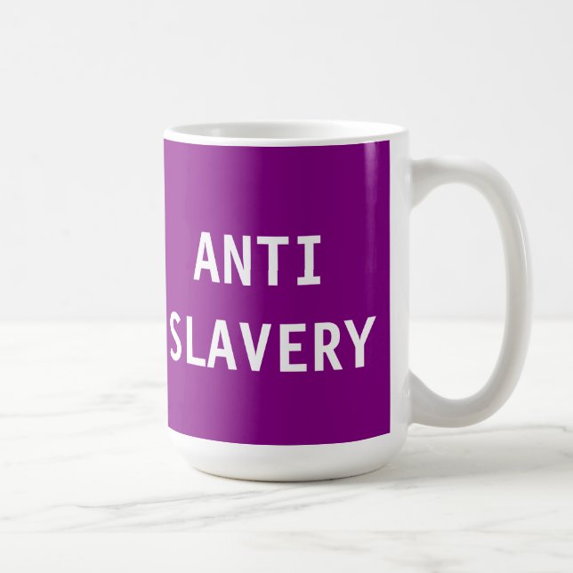 Mugg Anti Slavery Lila (Höger)