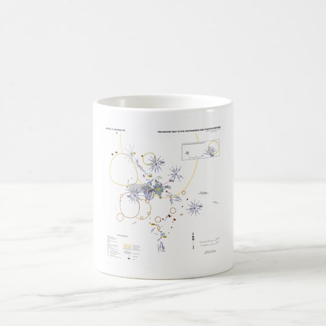 MUGG Apollo 11 fotomoonpromenad i karta (Center)