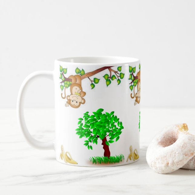 mugg apor (Med munk)