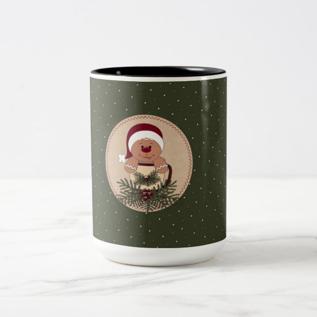 Mugg arrangemang med pepparkaksgubbe (Center)