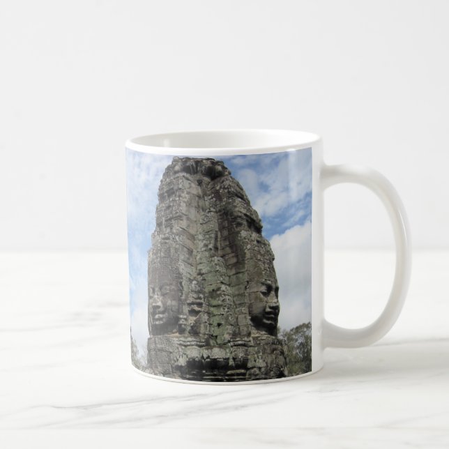 Mugg av Bayon och Angkor Wat (Höger)