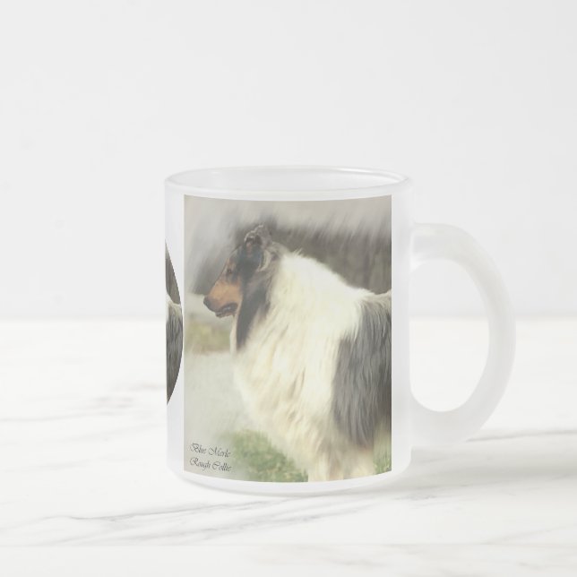 Mugg av Blue Merle Rough Collie Art Gifts (Höger)