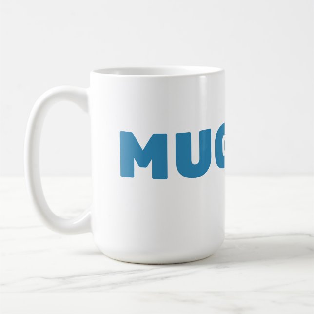 Mugg av - Djärv rolig kaffelivdesign (Vänster)