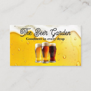 Mugg av Foamy Beer Brew Visitkort