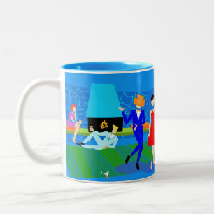 Mugg av kaffe av kaffe av Party i Handflatan