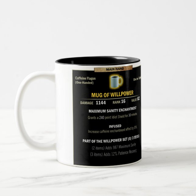 Mugg av Willpower (Vänster)