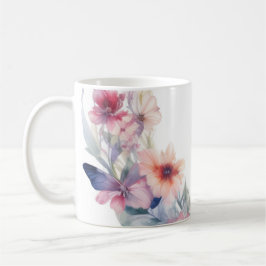 Mugg B Flowers & Butterflies
