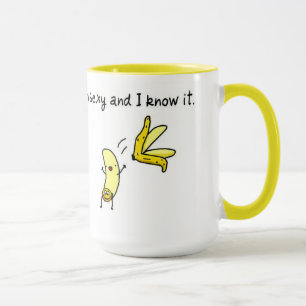 mugg banan, man, jul