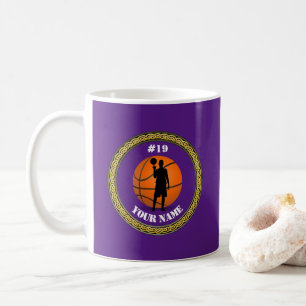 Mugg Basketball Player - lägg till Namn och nummer