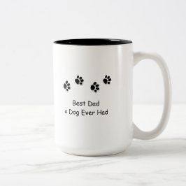 Mugg bäst pappa som en hund hade någonsin