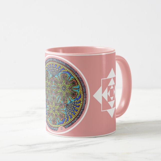 Mugg "Befrielse från ego" (färg) (Framsida höger)