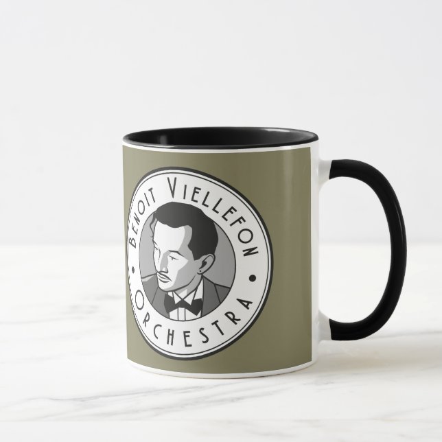 Mugg - Benoit orkester (B&W-logotypen) (Höger)