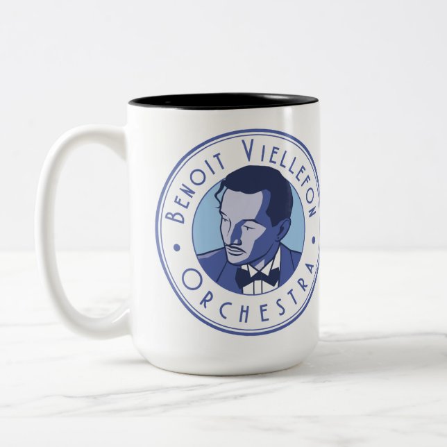Mugg - Benoit orkester (blåttlogotypen) (Vänster)